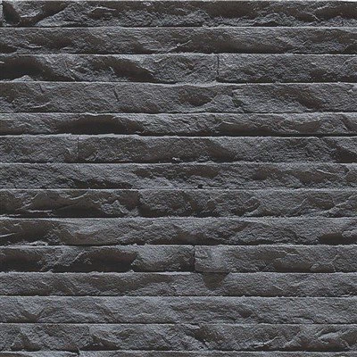 Čierne skladané kamenné dlaždice